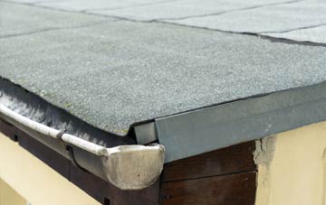 repair or replace Rhyd flat roofing?